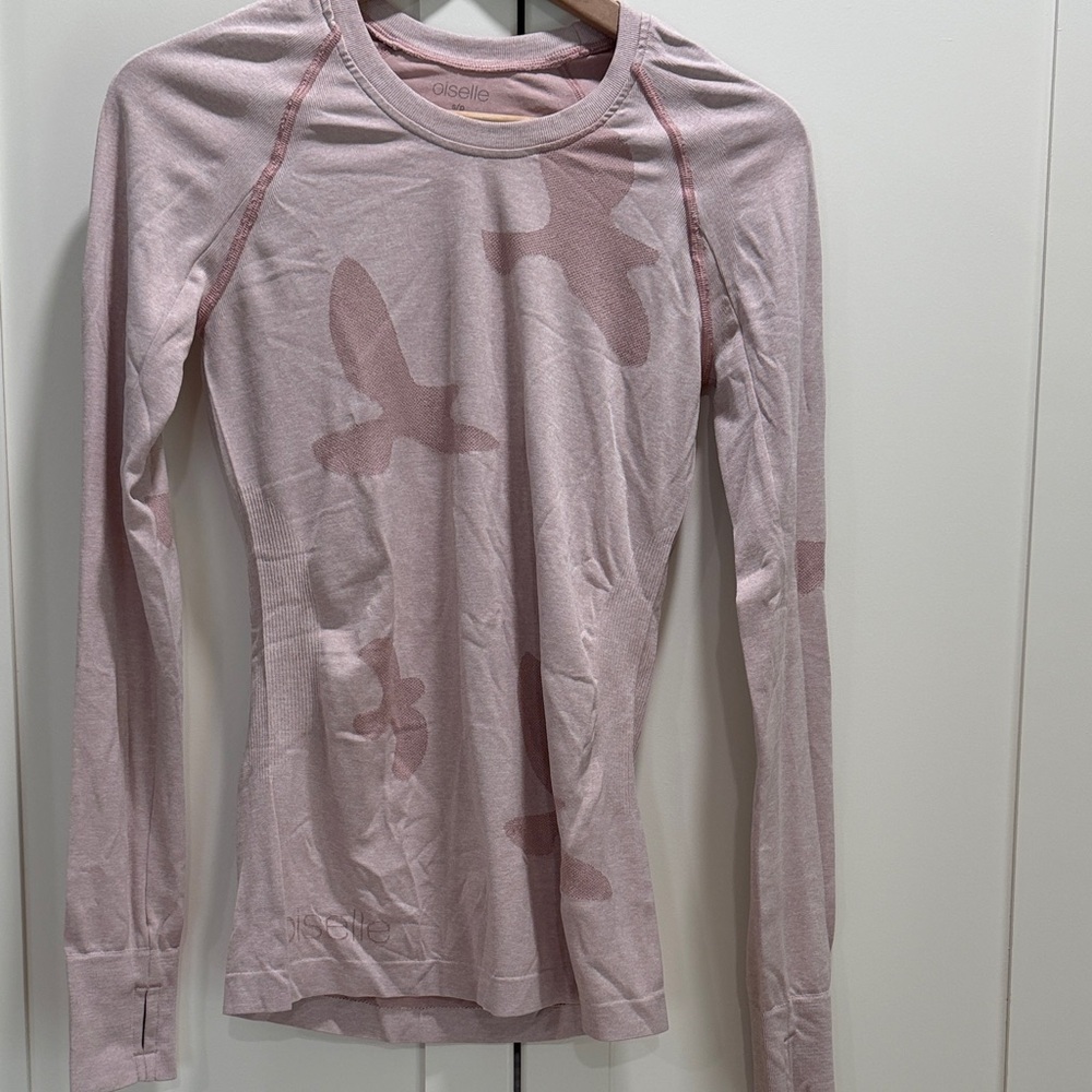Oiselle Women's Light Pink Long Sleeve Tee